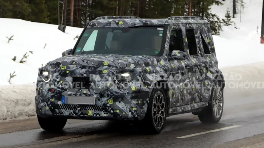 Camuflagem do Mercedes-Benz “Mini-G” revela o que já sabíamos